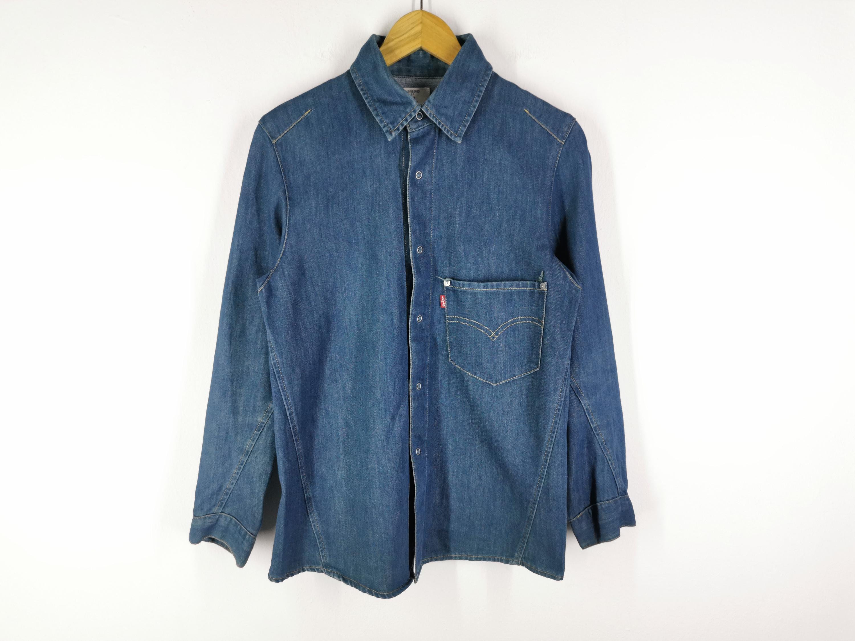 Levi's ENGINEERED JEANS デニムシャツ M Levi's ENGINEERED JEANS denim shirt - メルカリ