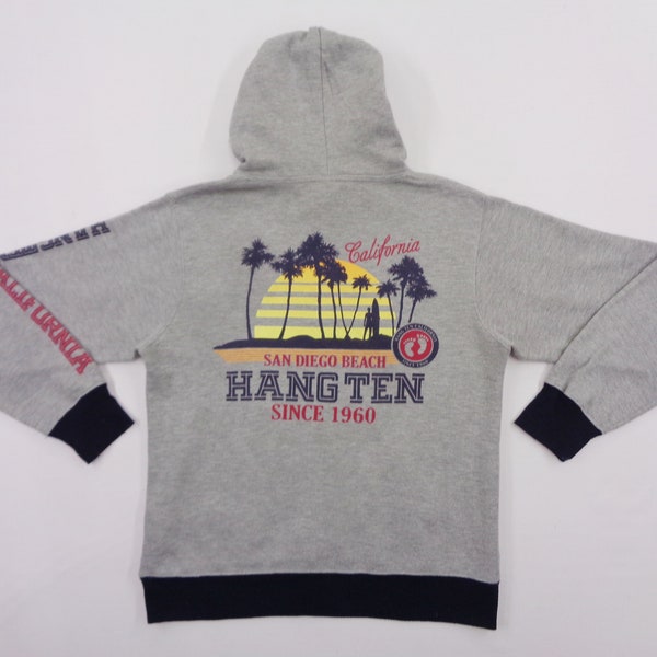 Hang Ten Hoodie Hang Ten California Pullover Hoodie Sweatshirt Size M