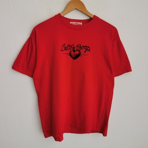 Betty Boop Shirt Vintage Betty Boop Heart T Shirt Size M