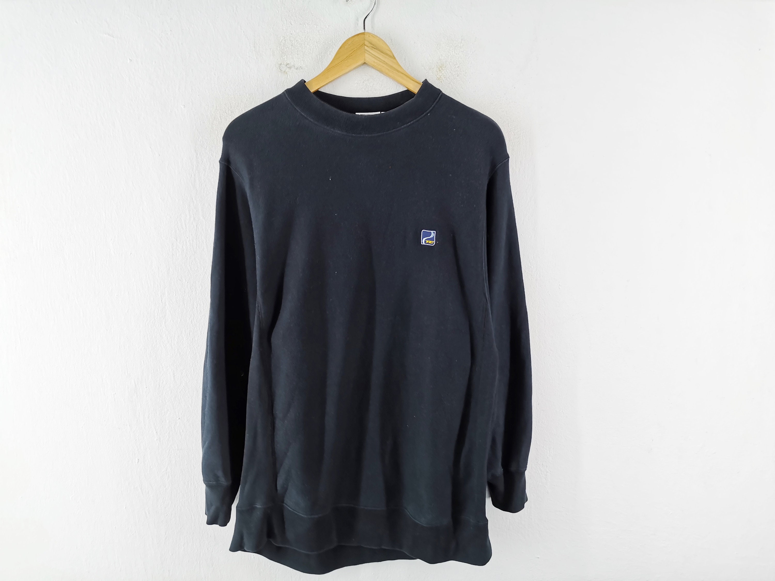 90s T＆C surf boards sweatshirt navy Vintage 90's T&C Surf Designs Big Logo Jumper T and C