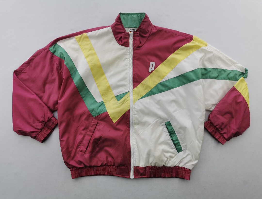 Prince Jacket Vintage Prince Multicolor Windbreaker Jacket Size M - Etsy