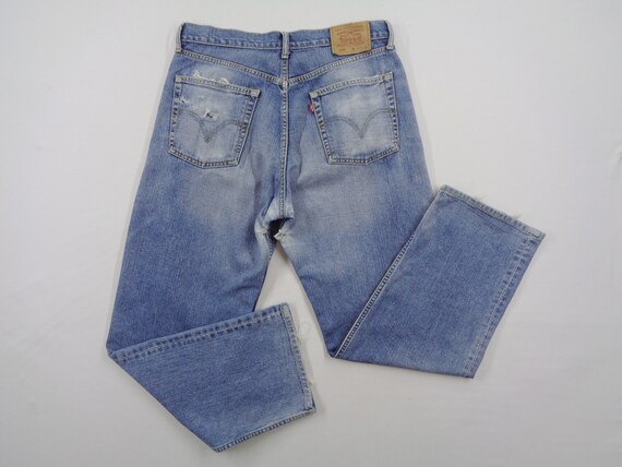 Levis 539 Jeans Vintage Distressed Size 