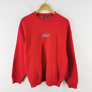 Cru Design Sweatshirt Vintage 90&#39;s Cru Design Surfs Pullover Sweatshirt Made In USA Size M