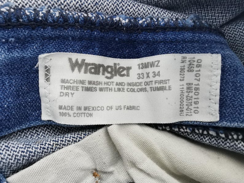 Distressed Vintage Wrangler Jeans Pants Size 33 image 7