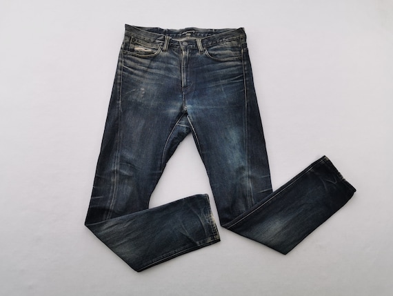 Lad Musician, Lad Musician Jeans Vintage Distressed Lad Musician Denim Made In Japan Jeans Pants Size 32