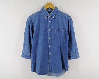 Journal Standard Shirt Relume Journal Standard Button Down Denim Shirt Size M