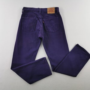Levis 501 Jeans Vintage 90s Size 32 Levis 501 Made In USA Color Denim Jeans Pants Size 31/32x30.5
