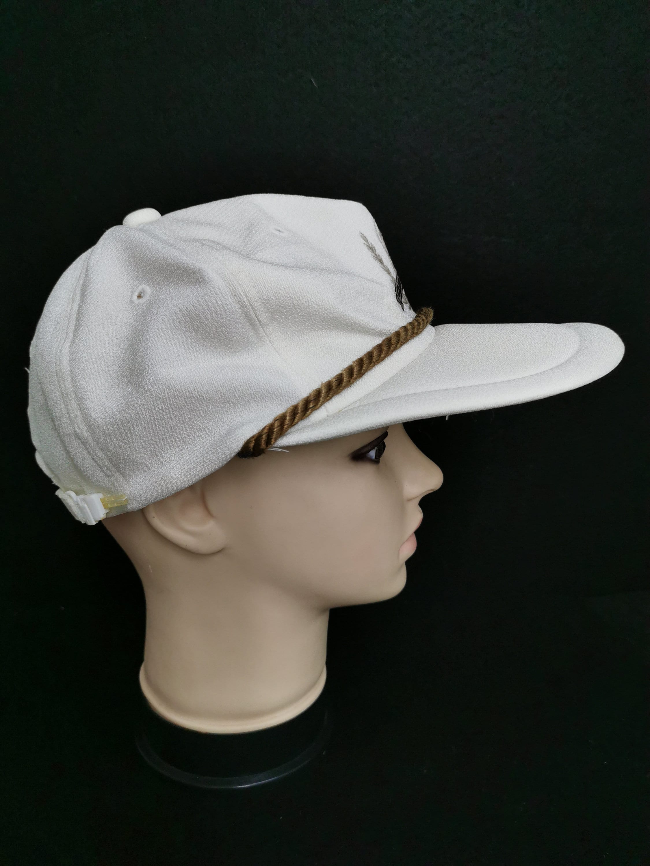 Playboy Bunny Unstructured Baseball Dad Hat Cap New Black Denim w/ White Bunny