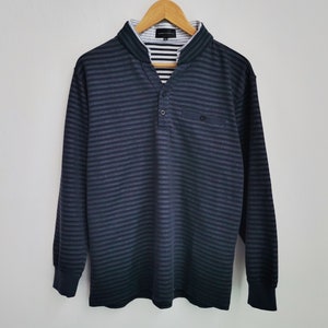 Kansai Yamamoto Shirt Kansai Yamamoto Striped Shirt Size LL