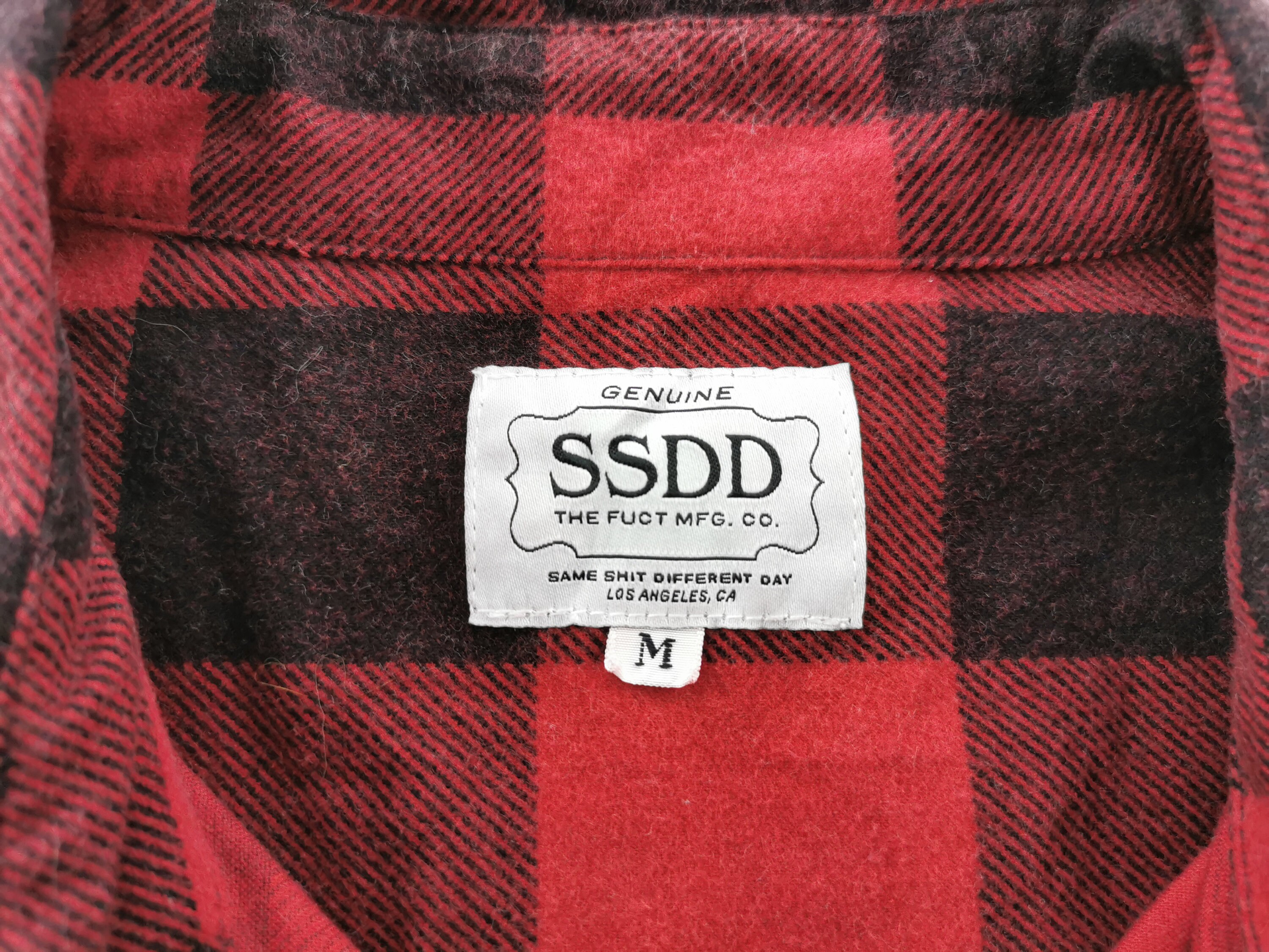 Fuct Shirt Vintage Fuct Ssdd Checkered Flannel Button up