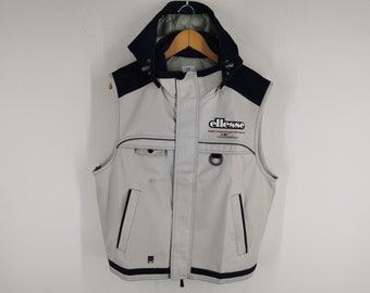 ellesse ベスト Ellesse Style Beyond Perfomance Hoodie Full Zipper Vests - Etsy