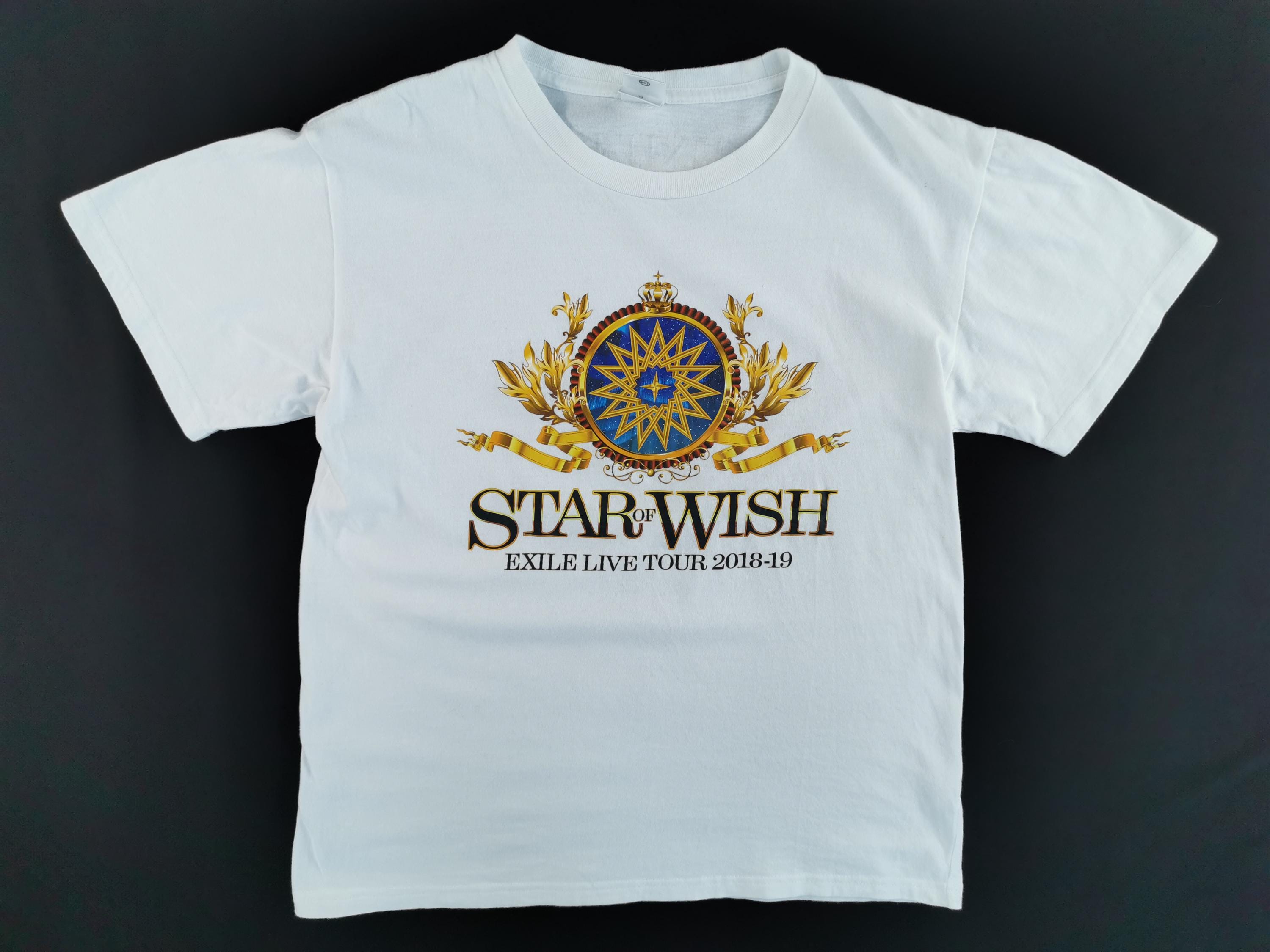 EXILE STAR of WISH 2018 Tシャツなど STAR OF WISH Shirt Star of Wish by Exile Live Tour T Shirt