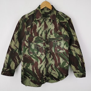 Army Jacket Vintage Portugal Army Military Camo Jacket Size S