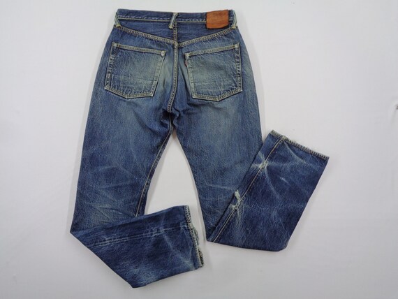 Evis Jeans Vintage Distressed Evis Made in Japan Denim Jeans Size 