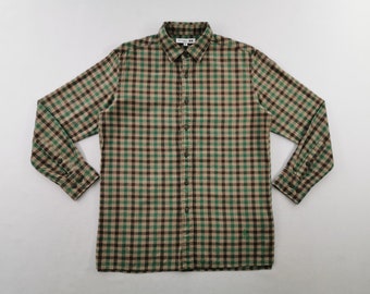 JW Anderson Shirt JW Anderson Checkered Flannel Button Up Shirt Size M