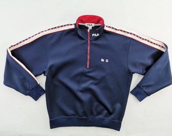 美品◎ 90s~00s FRED PERRY \"TRACK JACKET\" Vintage Fred Perry Track Jacket (Size L) — RootsBK