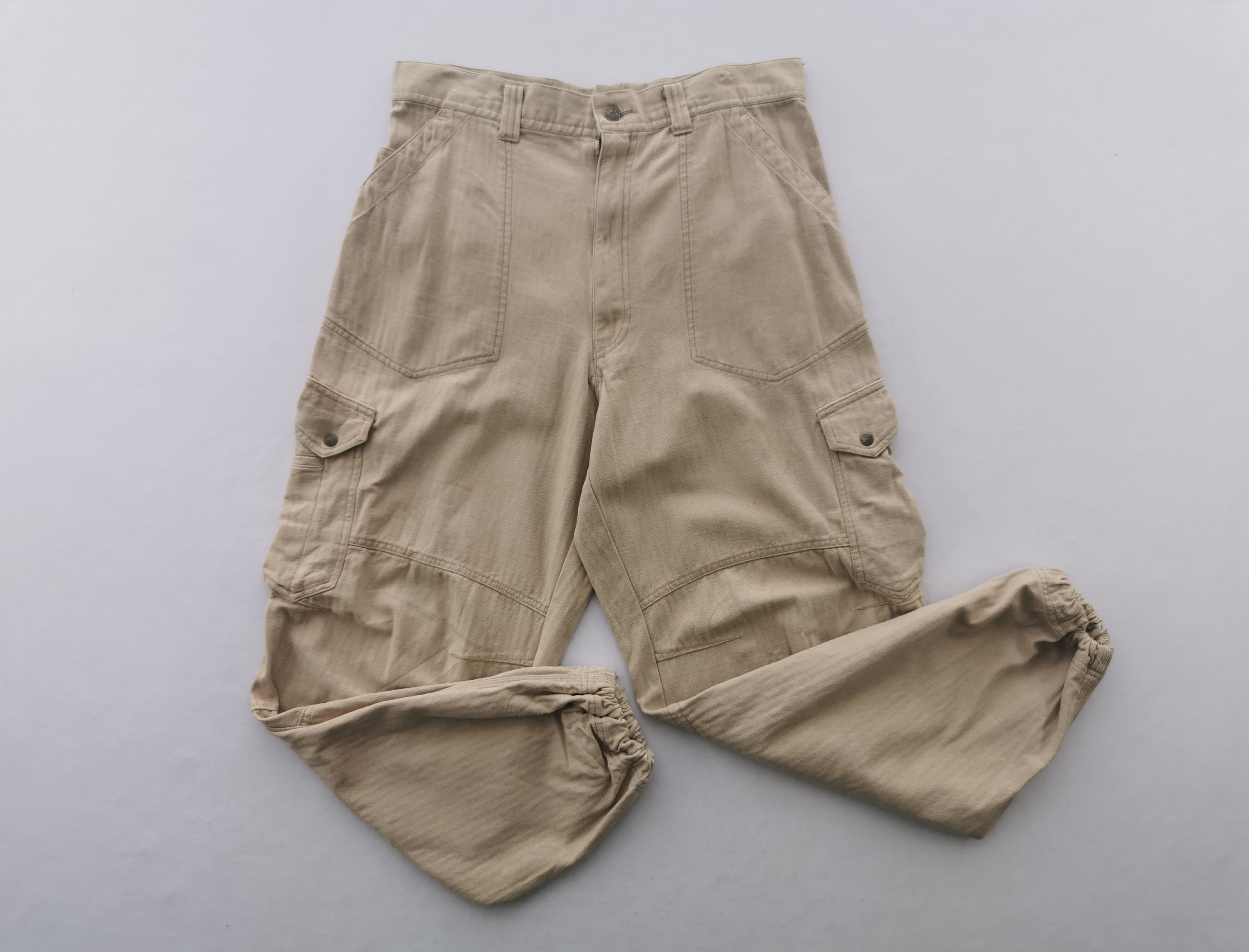 【oan】Vintage Pocket Cotton Pants Kantobi Pants Vintage Kantobi Tobi Kabuki Japanese Workwear