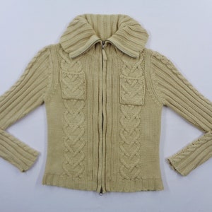 Sweter Calvin Klein Jeansy Damskie Sweter z Dzianiny Kurtka Rozmiar M