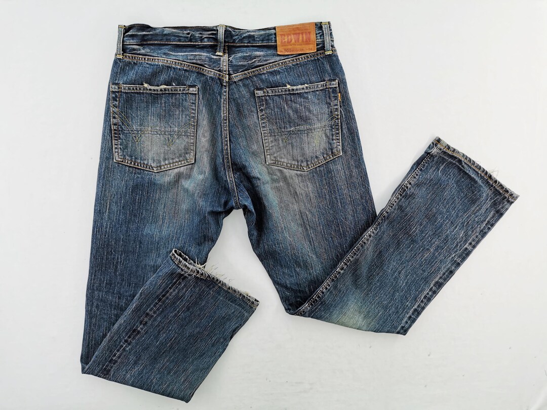 Edwin Jeans Vintage Edwin Lot 505Z Selvedge Denim Jeans Made