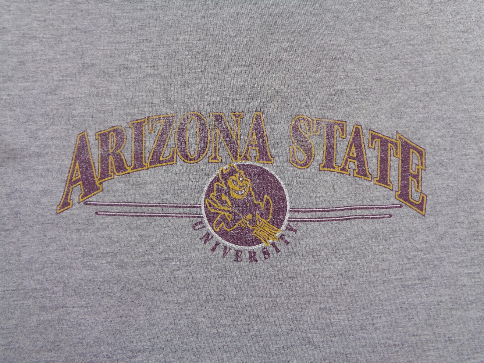 Arizona State University Shirt Vintage Distressed Arizona | Etsy