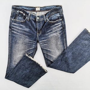 Levis Jeans Distressed Size 31 Levis Made In Japan Redloop Bootcut Denim Jeans Womens Size 33/34x31