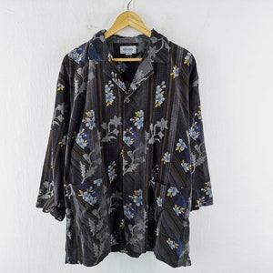 Pijama Kenzo Vintage de los años 90 Pijama con botones Kenzo Hecho en Japón Talla L