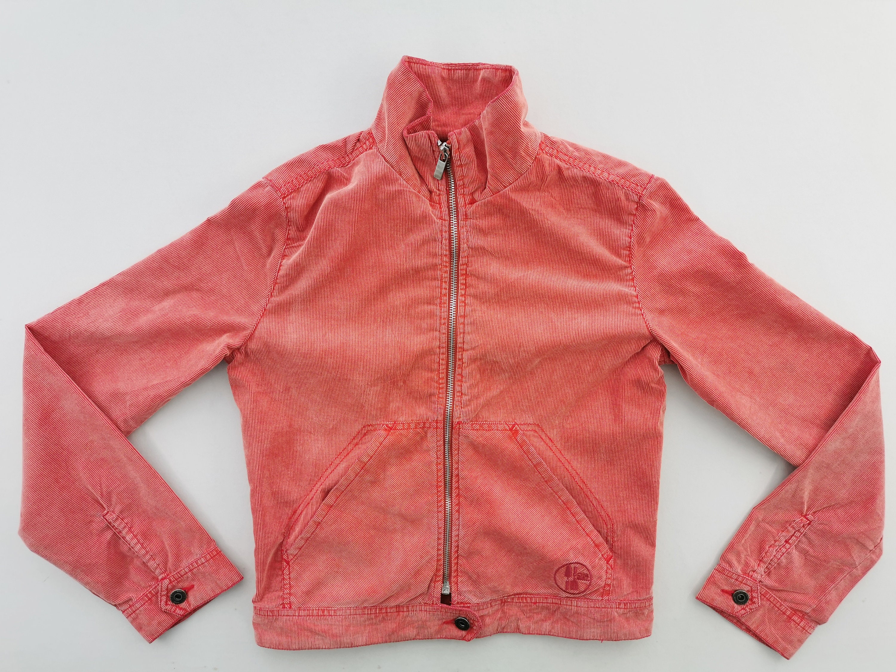 90s “DIESEL” riders まん丸 jacket red