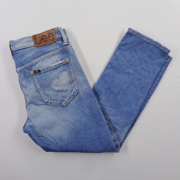 Lee Jeans Distressed Lady Lee Riders Made In Japan Pantaloni in denim Taglia 32/34x27