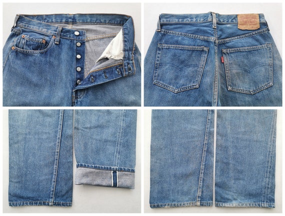 Levis Jeans Vintage 90s Levis Lot 501 Big E Denim… - image 8
