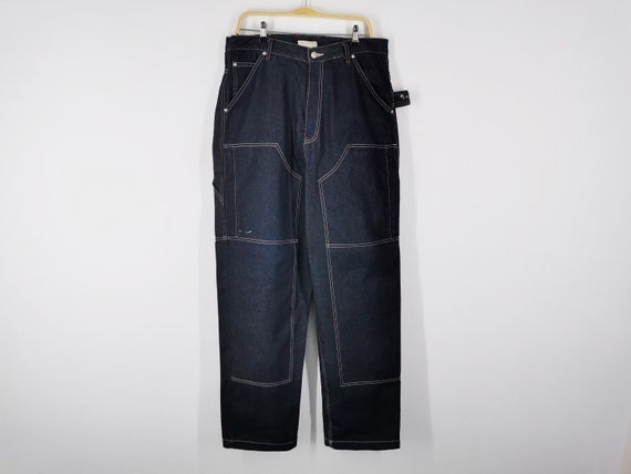 パンツ old design denim pants Cross Colours Jeans Vintage Cross Colours Carpenter Double Knees