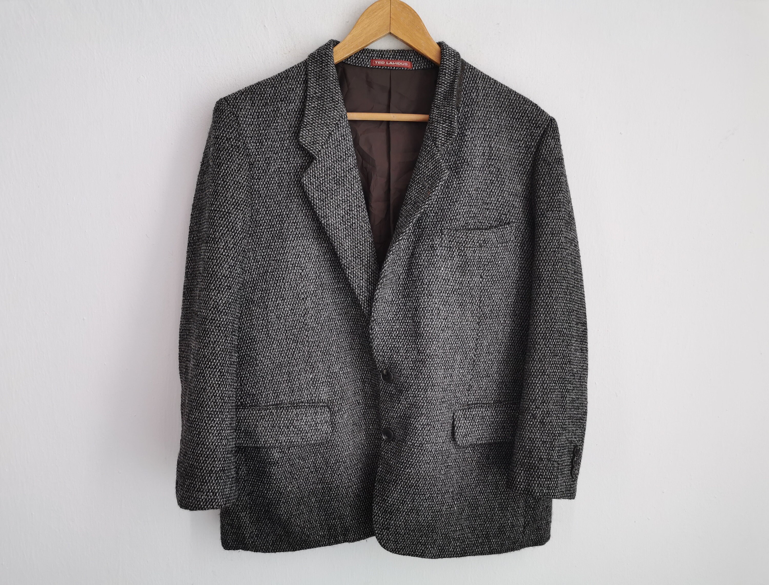 Blazer Homme TED LAPIDUS En Pure Laine Rouge - Taille 52 | Neuf Sans étiquettes, Pour Soirée