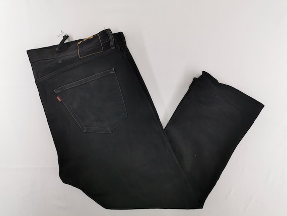 Levis 501 Jeans Distressed Vintage Levis 501 Blac… - image 1