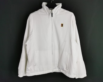 Nike jack vintage jaren 90 Nike Court Heritage pullover trainingsjack maat XL