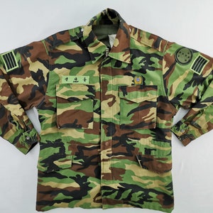 Blouson militaire vintage Blouson militaire camouflage taille M
