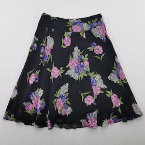 Laura Ashley Skirt Size M Vintage Laura Ashley Women Skirt Waist Size 28&quot; Inches