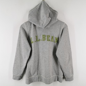 LL Bean Hoodie LL Bean Embroidery Logo Zipper Hoodie Sweatshirt Size L