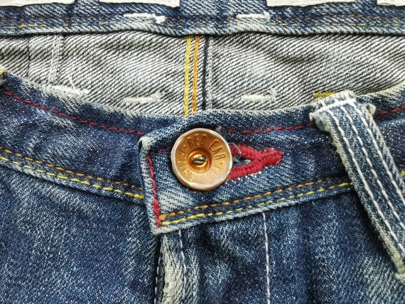 ポールスミス　RED EAR ペインティングジーンズ ポールスミス RED EAR ヴィンテージ加工 ペイント ペンキデニム
