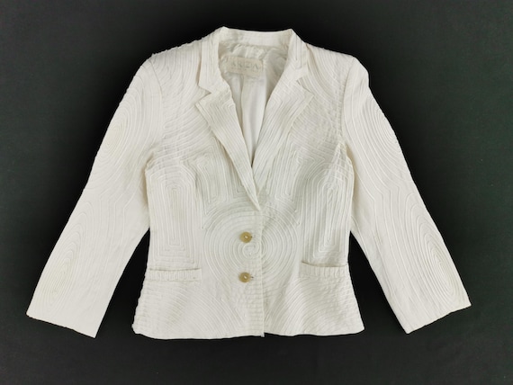 Krizia, Krizia Blazer Vintage Krizia Blazer Coat Jacket Made In Italy Size S