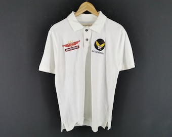 Camisa Alpha Industries Inc. Camisa polo vintage Alpha Industries '' US Alpha Force '' Talla M
