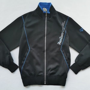 Mizuno XO JASPO ジャケット ネイビー/グリーン ウォーキング