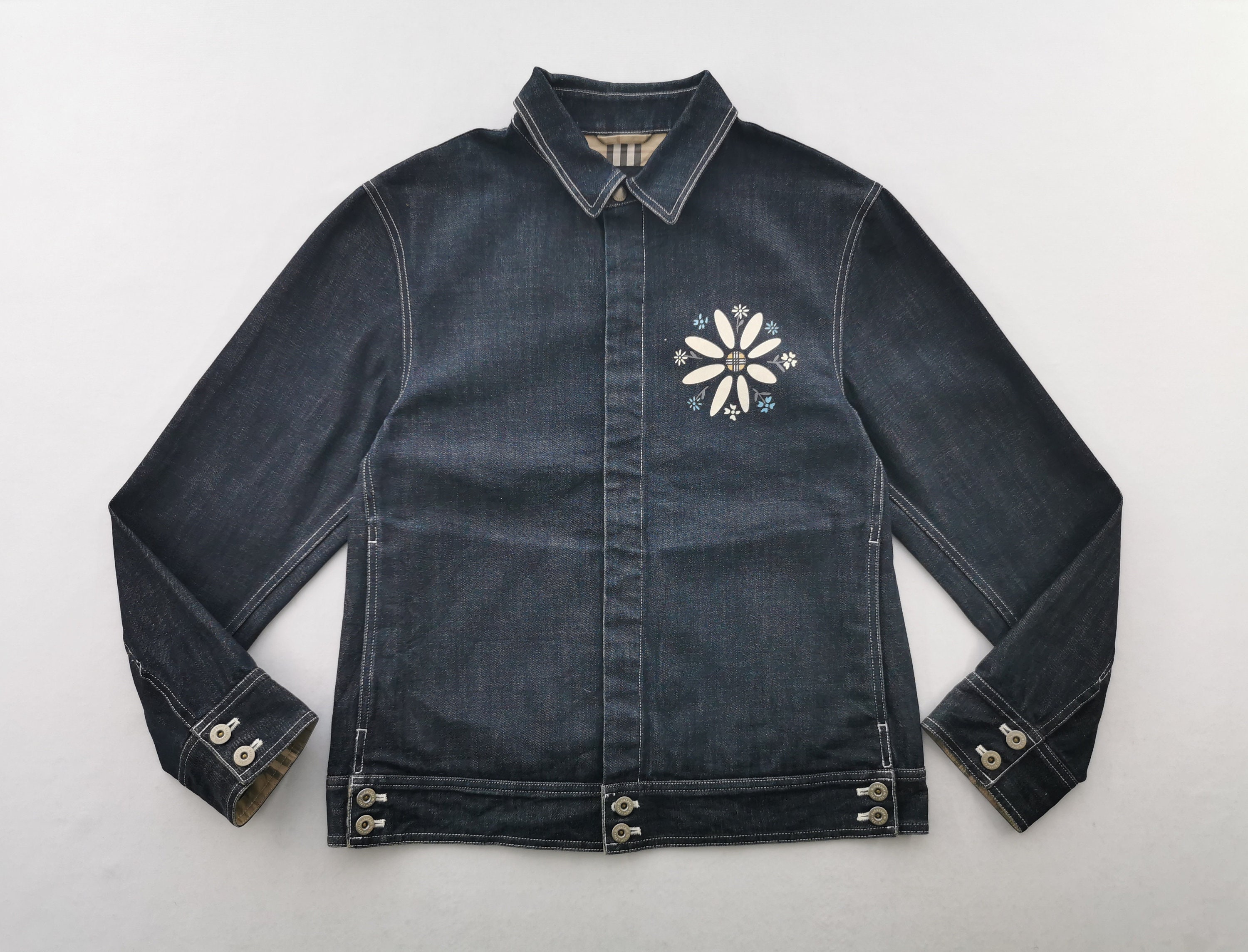Etsy denim archive Burberry coating Denim Jacket Burberry - jacket