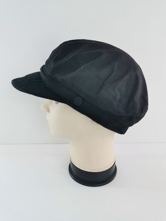 90s【Vintage】NewYork HAT(XL)キャスケット　USA製　黒 90s【Vintage】NewYork HAT(XL)キャスケット USA製 黒