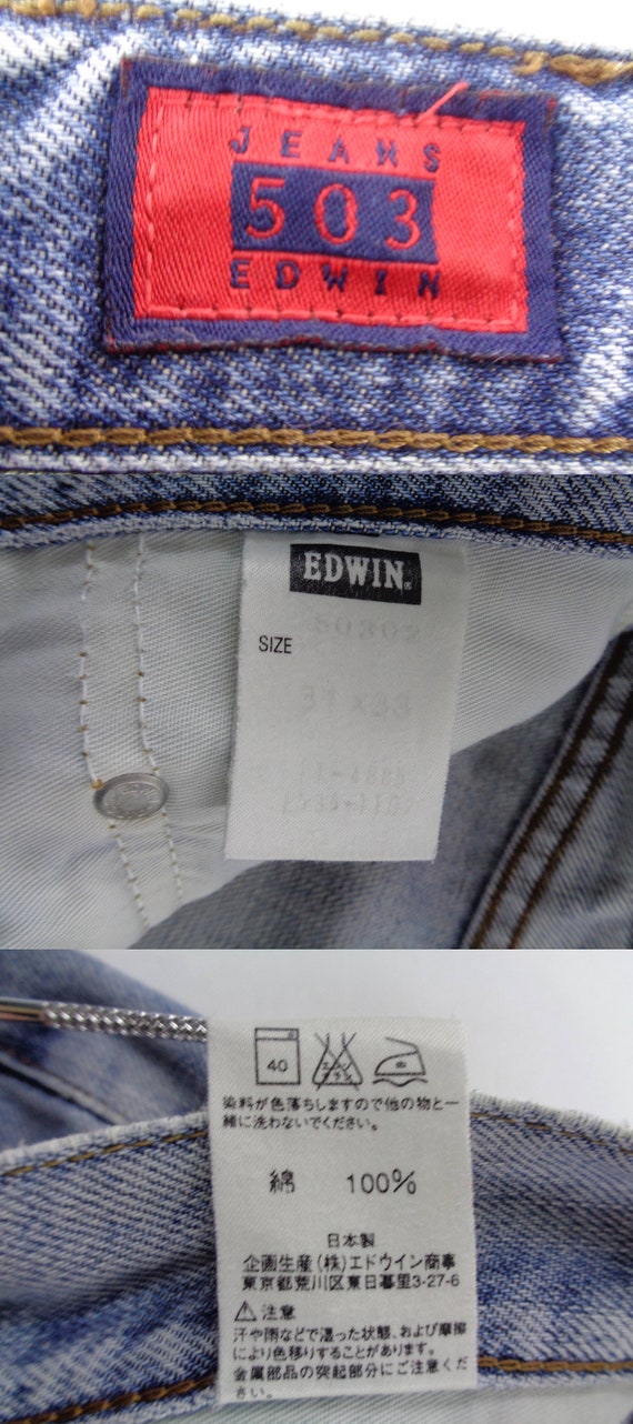 Edwin Jeans Distressed Vintage Size 31 Edwin 503 Made In Japan - Etsy 日本