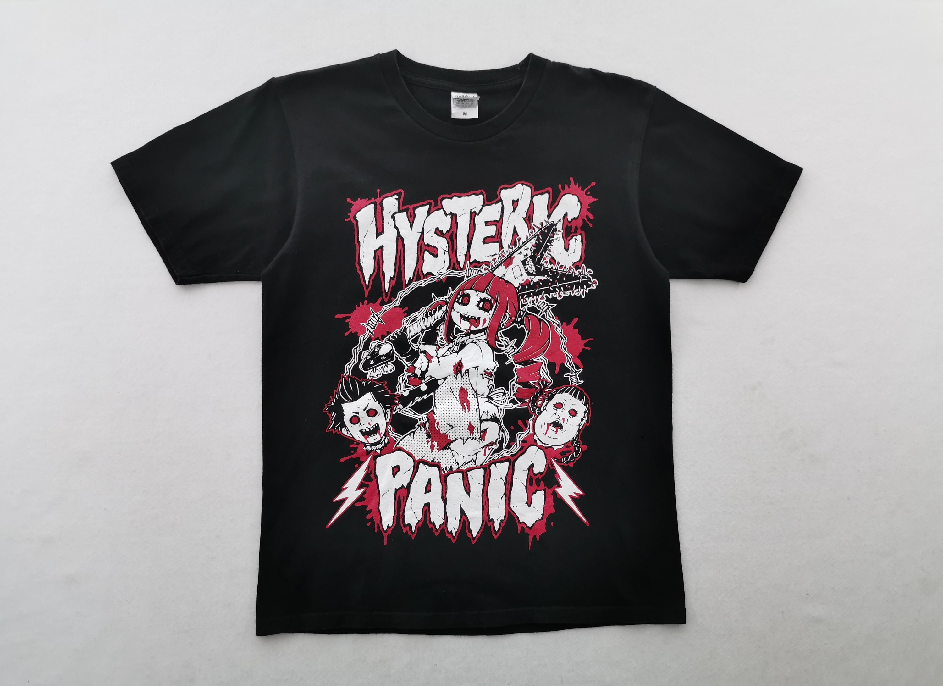 Vintage 90s Hysteric Panic Japanese Band T Shirt Size M - Etsy