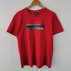 Stussy Shirt Vintage 90s Stussy Made In USA Train Graffiti T Shirt Size M