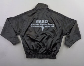 Esso Jacket Vintage Esso South American Marathon Raid '90 Windbreaker Jacket Size L