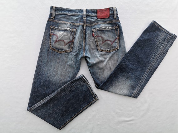 Edwin 503 Jeans Distressed Vintage Edwin 503 Blue Trip - Etsy Israel