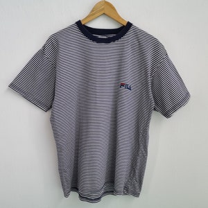 Fila Shirt Fila Striped T Shirt Size M