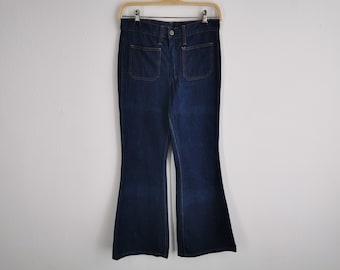 Vintage BIG JOHN Big Wash Bootcut Flare Red Jeans Big John Hippies