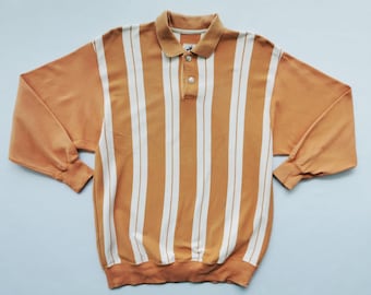 Sweatshirt Hai Sporting Gear Vintage Hai Sporting Gear Issey Miyake gestreepte sweater maat M